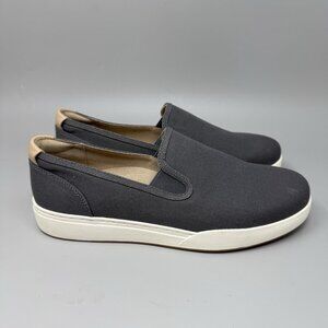 Abeo Ayla Sneakers Womens 8 Grey Canvas Comfort Shoes Walking Minimal Capsule